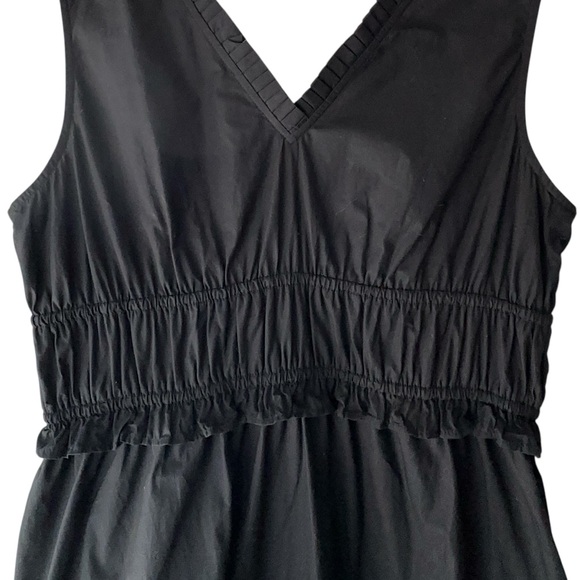 RAILS | NWOT TALULAH BLACK SLEEVELESS TIERED DRESS RUCHED | LARGE - Picture 4 of 13
